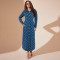 Women's clothing European and American fashion new denim plaid fringe cardigan jacket style dress