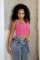 Sexy and spicy girl style high waist design with hollowed out denim belt decoration, solid color straight leg pants for women