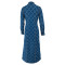 Women's clothing European and American fashion new denim plaid fringe cardigan jacket style dress