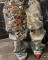 Women's fashion, individuality, street fashion, versatile features, bottle cap, perforated jeans, straight leg pants