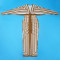 Hot selling color printed sexy V-neck long sleeved slit dress long skirt