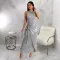 Fashionable women's African style sleeveless dress party dress new