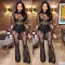Explosive lace see through sexy nightclub plus size jumpsuit