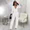 Fashion women's Amazon hot item lace contrasting splicing jumpsuit new