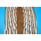 Hot selling color printed sexy V-neck long sleeved slit dress long skirt