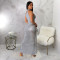 Fashionable women's African style sleeveless dress party dress new