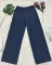 Fashionable and casual temperament, slim fit trend, jacquard wide leg long jeans