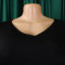 Women's fashion pleated elegant V-neck large skirt