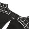Fashionable women's sexy backless short skirt with rhinestones long sleeved dress