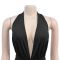 Fashionable women's sexy temperament hanging neck deep V-neck slit dress