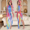 Performance costumes, nightclubs, bars, sexy dresses, hooded styles, high slit long dresses, women's clothing
