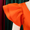 Fashionable solid color flying sleeve temperament professional hip hugging skirt
