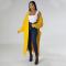 Solid color long sleeved jacket with thickened sweater style