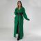 Solid color long sleeved jacket with thickened sweater style