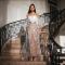 New fashionable tassel strapless slit dress, long skirt dress