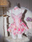 Sexy lingerie lace perspective seductive hollow floral skirt Valentine's Day uniform set