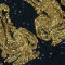Fashionable sequined long sleeved skirt with wrapped buttocks and fish tail, slim fit long skirt