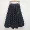 New Fashion 3D Flower Elastic Waist Rose Skirt Half Body Skirt Women's Wear