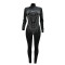 Long sleeved jumpsuit with hot stamping and tight fitting, fashionable nightclub women's clothing