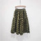 New Fashion 3D Flower Elastic Waist Rose Skirt Half Body Skirt Women's Wear