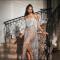 New fashionable tassel strapless slit dress, long skirt dress