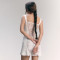 Dress sexy lace camisole backless slim fit short skirt backless spicy girl dress
