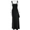 Evening gown fashionable and sexy suspender long dress cross-border new style backless high slit dress
