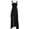 Evening gown fashionable and sexy suspender long dress cross-border new style backless high slit dress