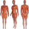 Fashionable and sexy hollow valley abstract dress