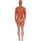 Fashionable and sexy hollow valley abstract dress