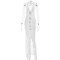 New neck hanging deep V-backless long skirt with flower slit and slim fit spring dress