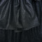 New women's slim fit dress with suspender, strapless, shiny silk bow, slim fit A-line skirt