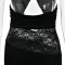 Ladies' backless long skirt sexy halter strap lace sleeveless slim fit dress