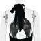 Ladies' backless long skirt sexy halter strap lace sleeveless slim fit dress