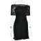 Women's sexy off shoulder dress, European and American sexy strapless slim fit with ruffled edges and hip hugging skirt