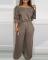 women's new fashionable and elegant plus size wide leg jumpsuit