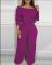 women's new fashionable and elegant plus size wide leg jumpsuit