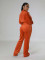 Autumn and Winter Casual Velvet Long Sleeve Elastic Waist Zipper Jacket Long Pants Sports Set
