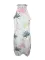 Fashionable Chinese style buckle sleeveless printed women's dress