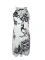 Fashionable Chinese style buckle sleeveless printed women's dress