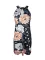 Fashionable Chinese style buckle sleeveless printed women's dress
