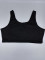Ladies' casual autumn and winter plus velvet drawstring long sleeved short hoodie with vest and jogging pants