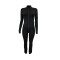Cardigan top fashionable casual slim fit flared pants set(9 COLOR)