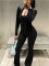 Cardigan top fashionable casual slim fit flared pants set(9 COLOR)
