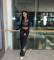 Women's fashion positioning printed hoodie hooded casual set