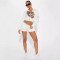 Women's fashion positioning printed two-piece set