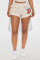 Positioning printed vest shorts casual set
