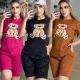Fashionable, casual and comfortable set, youthful, energetic and trendy two-piece set