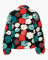 Autumn and winter new retro three-dimensional flower temperament loose zipper cardigan women's clothing