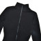 Fashionable and sexy zipper solid color leggings long sleeved round neck tight jumpsuit